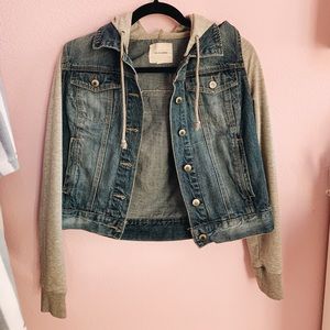 Hooded Denim Jacket